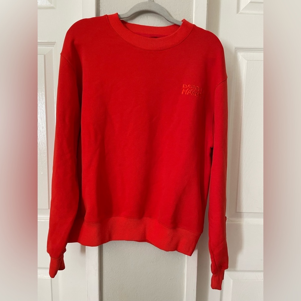 Unisex BOBBLEHAUS Bold orange Pocket Sweatshirt